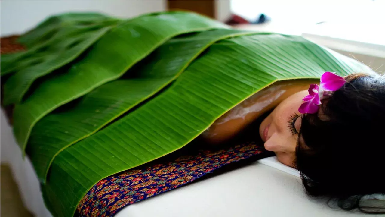 Banana Leaf Bath